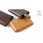 JEMAR Leather Cigar Cases for 2 cigars up to 50 RG